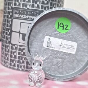 Swarovski Crystal Mini Bunny Rabbit Figurine 1.125" Figurine 7623. 192